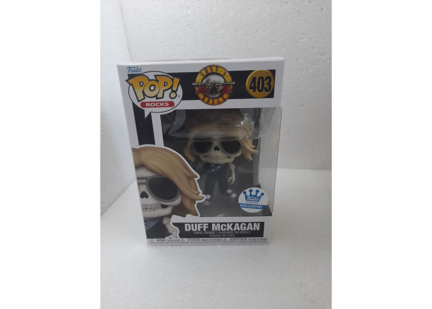 Фигурка Фанко (Уценка) Дафф МакКэган №403 Rocks Guns N Roses Duff McKagan Exclusive Funko B82476