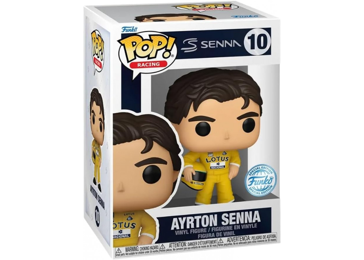 Фигурка Фанко Айртон Сенна №10 Ayrton Senna Formula 1 Special Edition Funko 84453