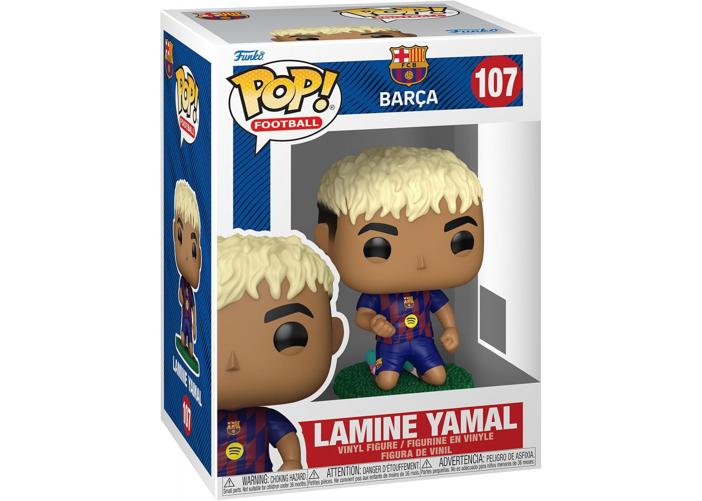 Фігурка Фанко Футбол Барселона Ламін Ямал №107 Football Barcelona Lamine Yamal Funko 93701
