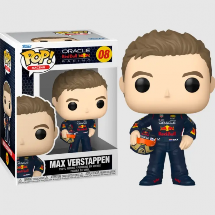 Фигурка Фанко Гонщик Макс Ферстаппен №08 Formula One Max Verstappen With Helmet Funko 80580