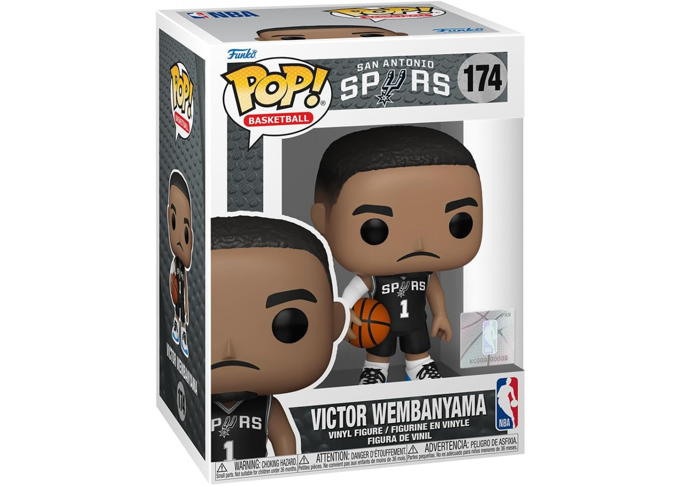 Фигурка Фанко НБА Виктор Вембаньяма №174 NBA San Antonio Spurs Victor Wembanyama Funko 75120