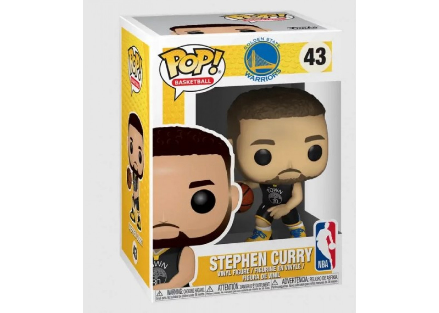 Фигурка Фанко НБА Стефен Карри (Уценка) №43 NBA Stephen Curry Funko B34449