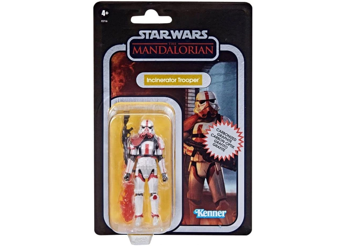Фігурка Содат-Вогнеметник мандаларець The Mandalorian Vintage Collection Carbonized Incinerator Trooper Hasbro F2716