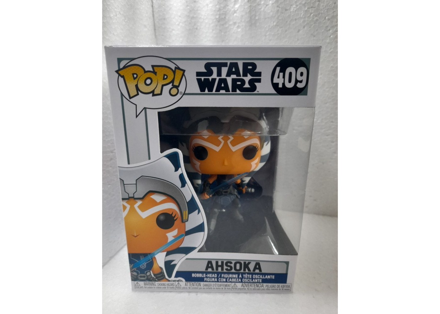 Фігурка Фанко Асока Тано (Уцінка) Зоряні Війни №409 Star Wars Clone Wars Ahsoka Tano Funko B52023