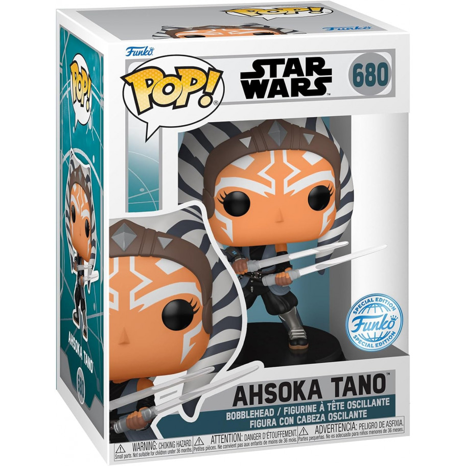 Фігурка Фанко Асока Тано Зоряні Війни №680 Star Wars Ahsoka Tano Exclusive Funko 76690