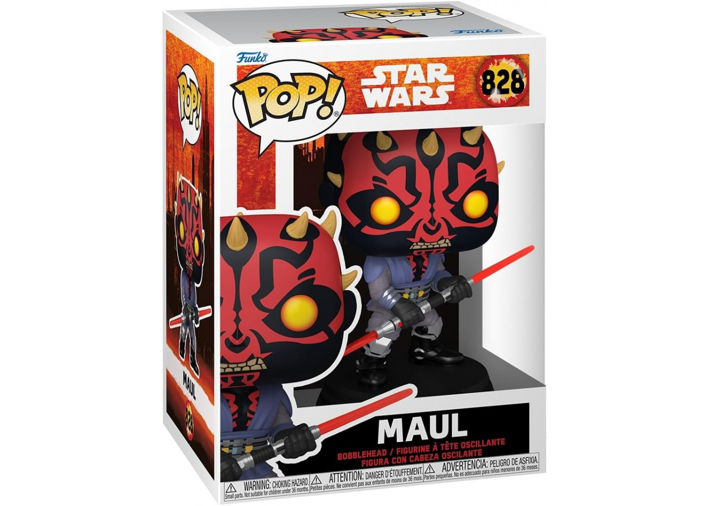 Фигурка Фанко Дарт Мол Звездные Войны №828 Star Wars Darth Maul Funko 90357