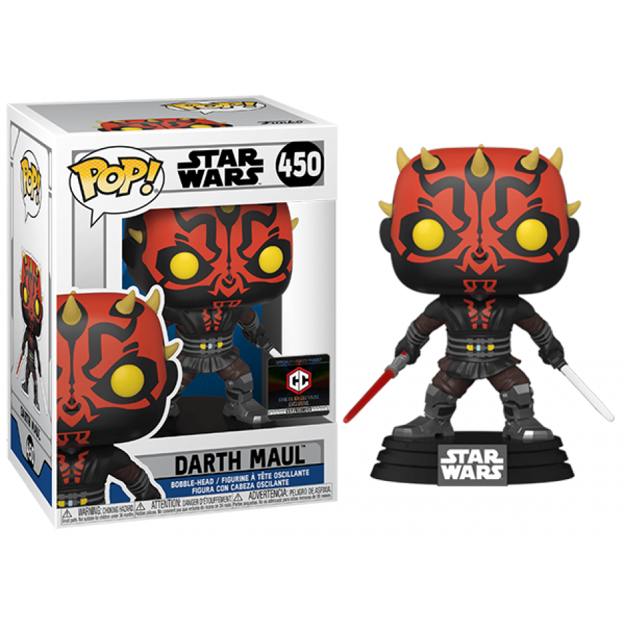 Фигурка Фанко Дарт Мол №450 Эксклюзив Darth Maul Darksaber Star Wars Special Edition Funko 56790