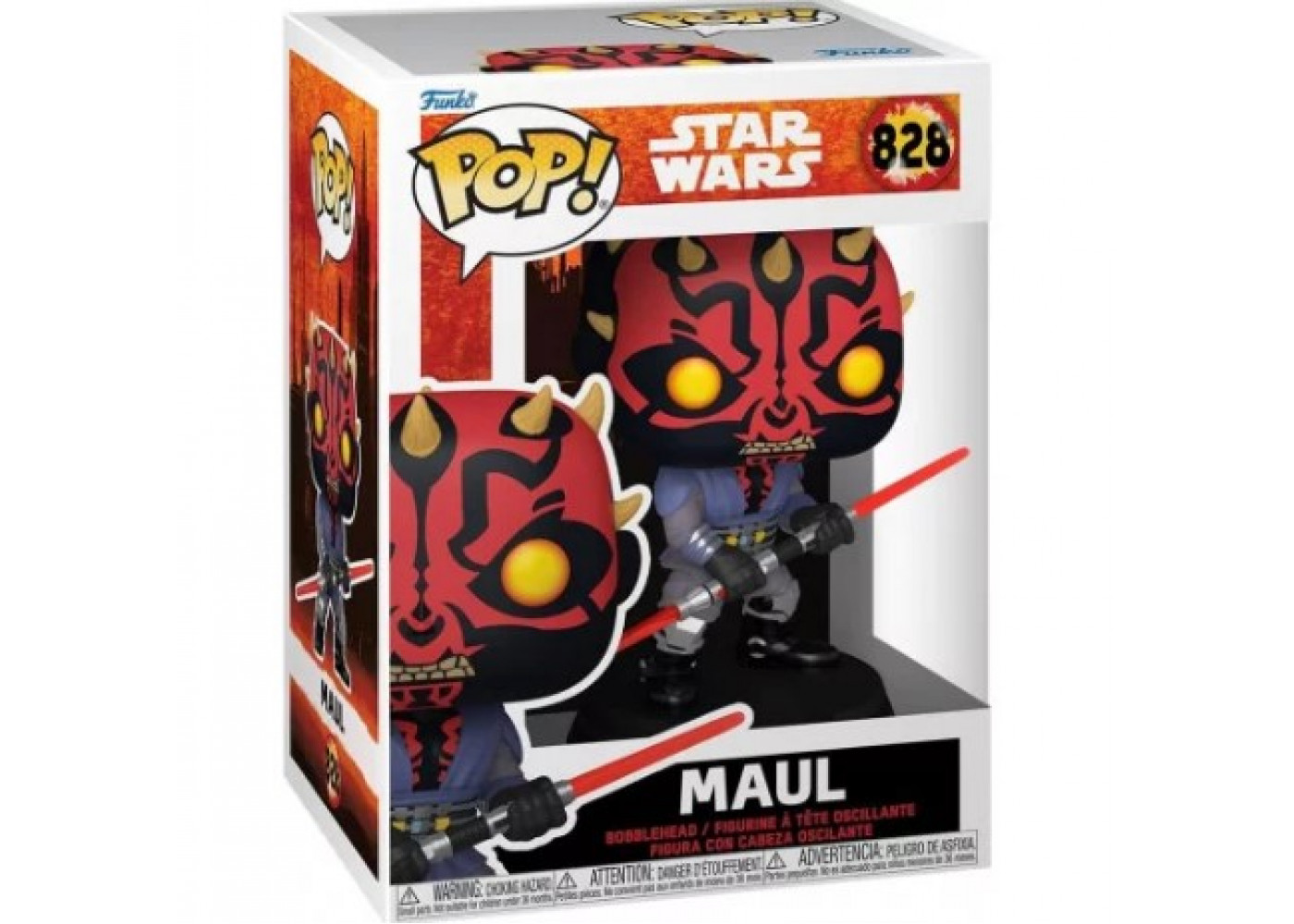 Фігурка Фанко Дарт Мол Зоряні Війни (Уцінка) №828 Star Wars Darth Maul Funko B90357