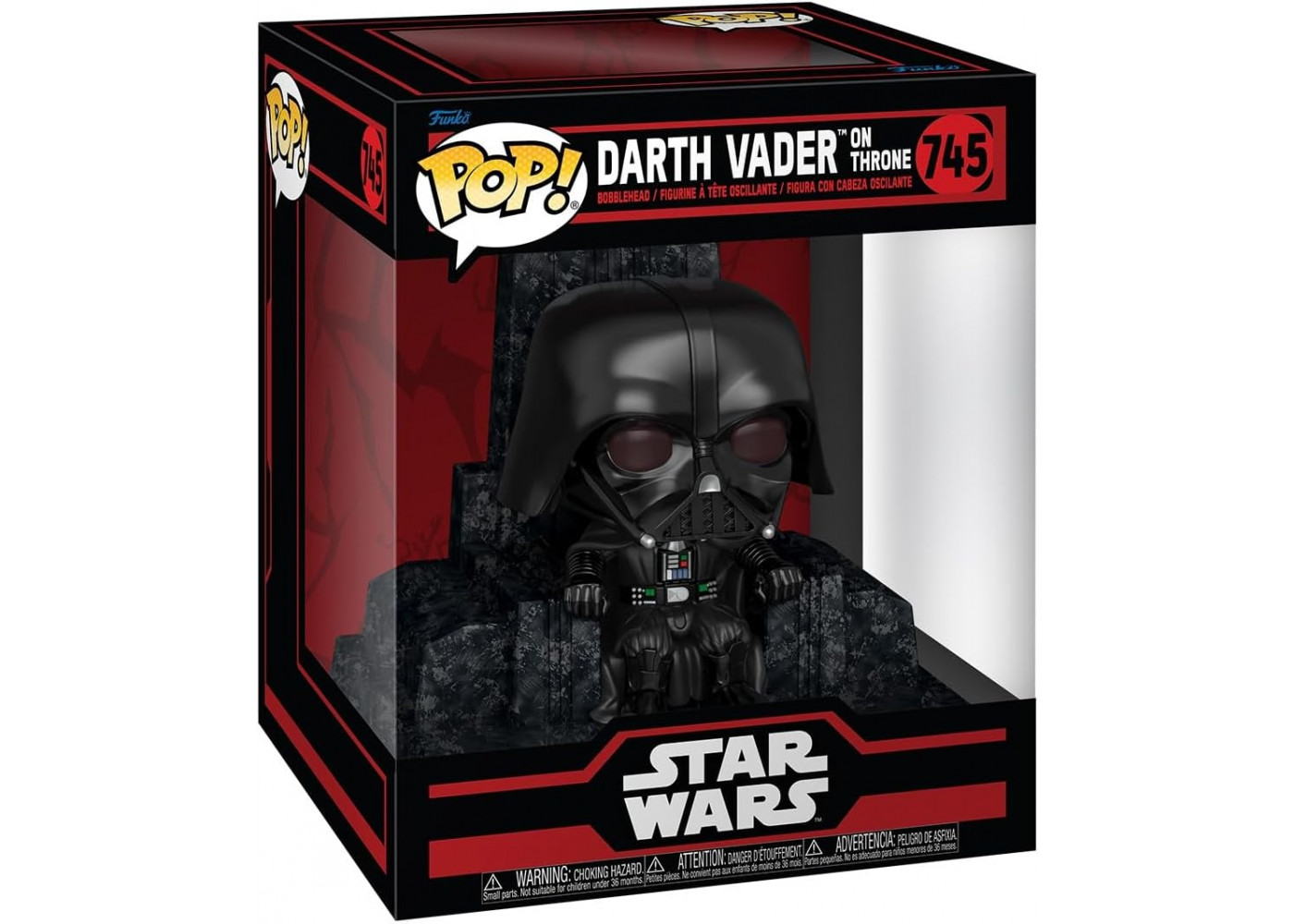 Фігурка Фанко Дарт Вейдер Зоряні Війни №745 Star Wars Darth Vader on Throne Funko 80767