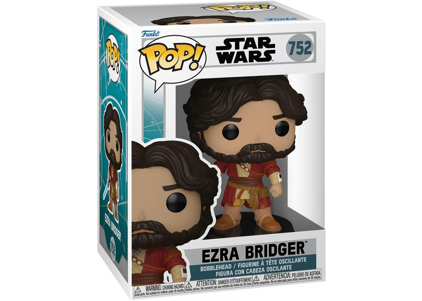Фигурка Фанко Эзра Бриджер Звездные Войны №752 Star Wars Ezra Bridger Funko 83762
