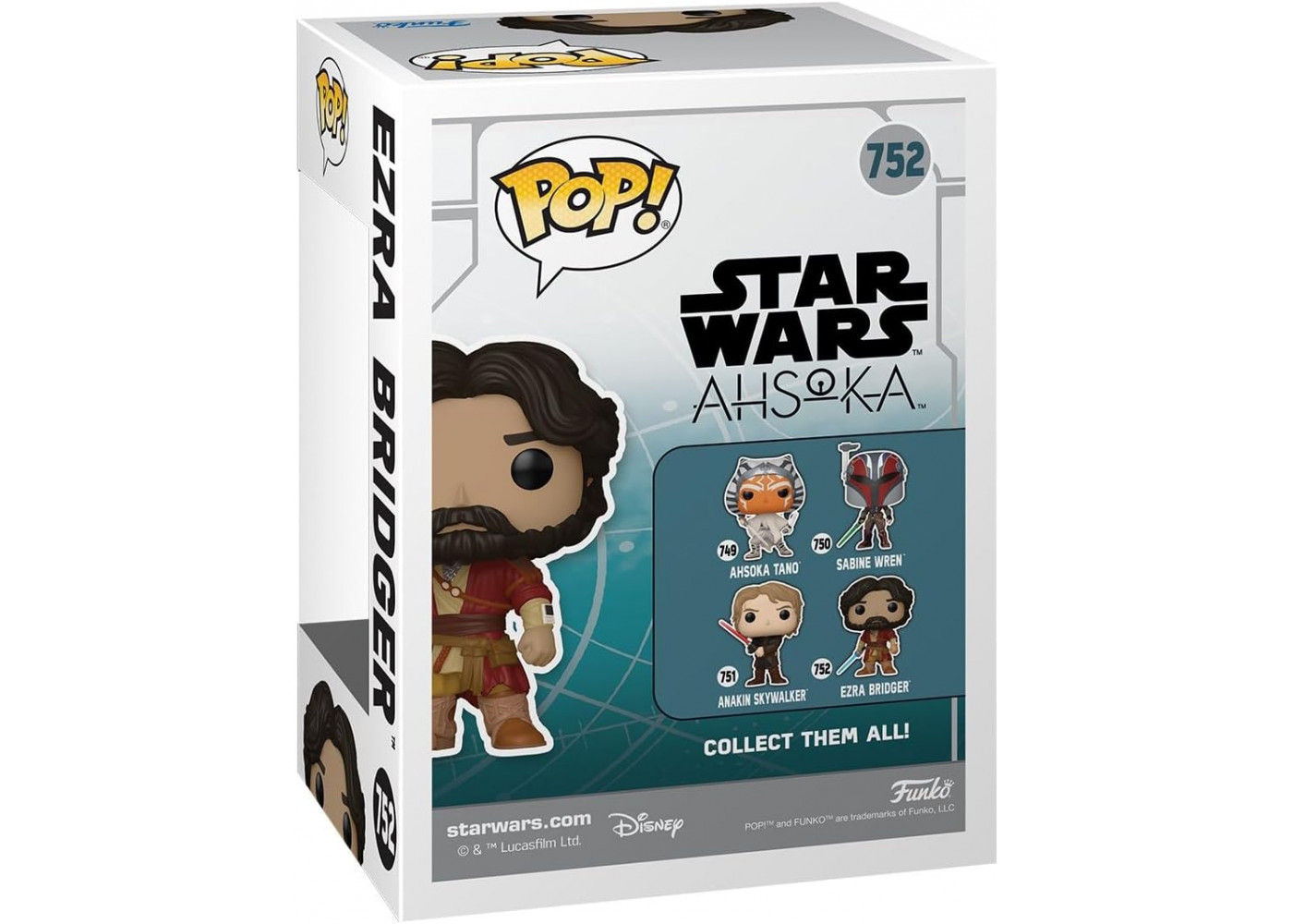 Фигурка Фанко Эзра Бриджер Звездные Войны №752 Star Wars Ezra Bridger Funko 83762