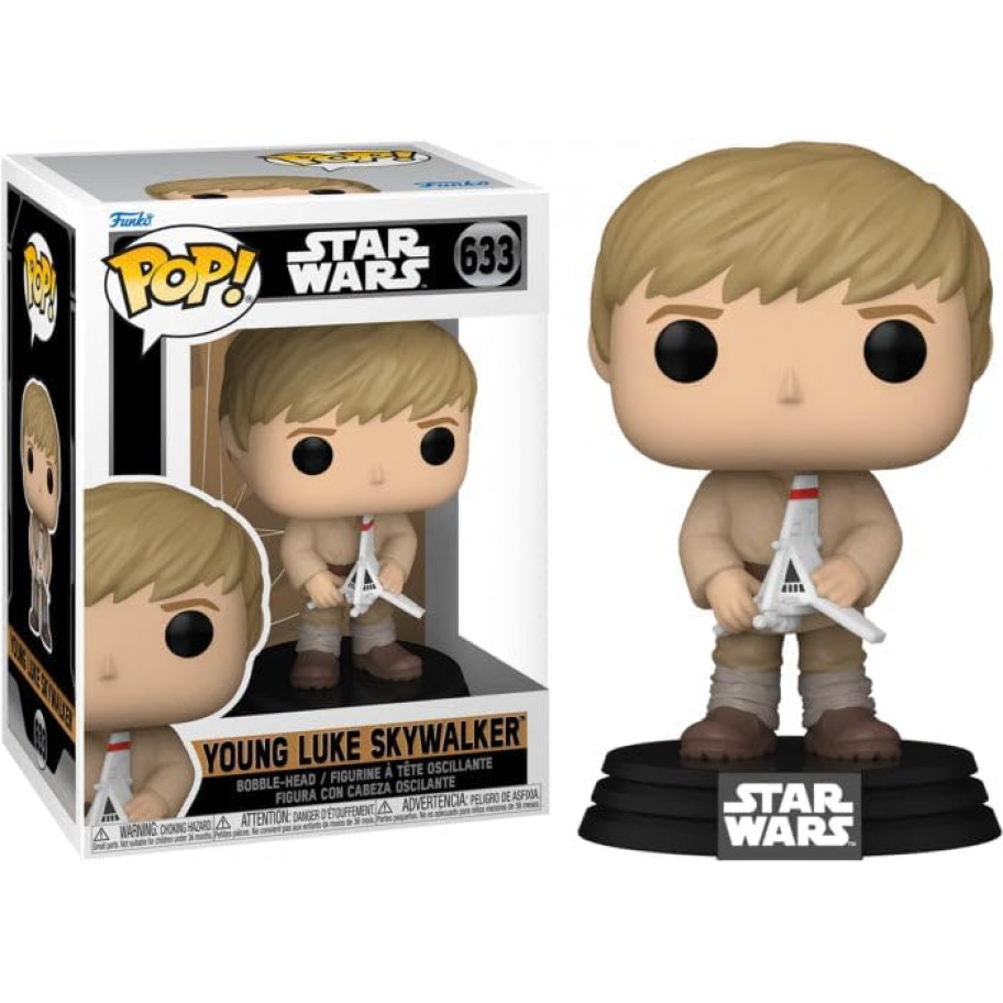 Фігурка Фанко Молодий Люк Скайуокер Зоряні Війни №633 Star Wars Young Luke Skywalker Funko 67585