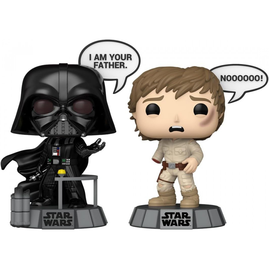 Набор Фигурки Фанко Дарт Вейдер и Люк Скайуокер с цитатами Star Wars Darth Vader and Luke Skywalker Funko 83594