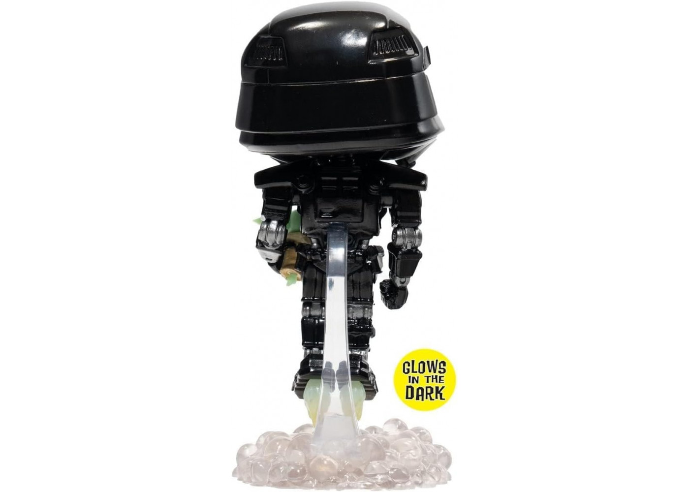 Фигурка Тёмный солдат и Малыш Йода Звёздные Войны №488 Dark Trooper with Grogu Funko 58286