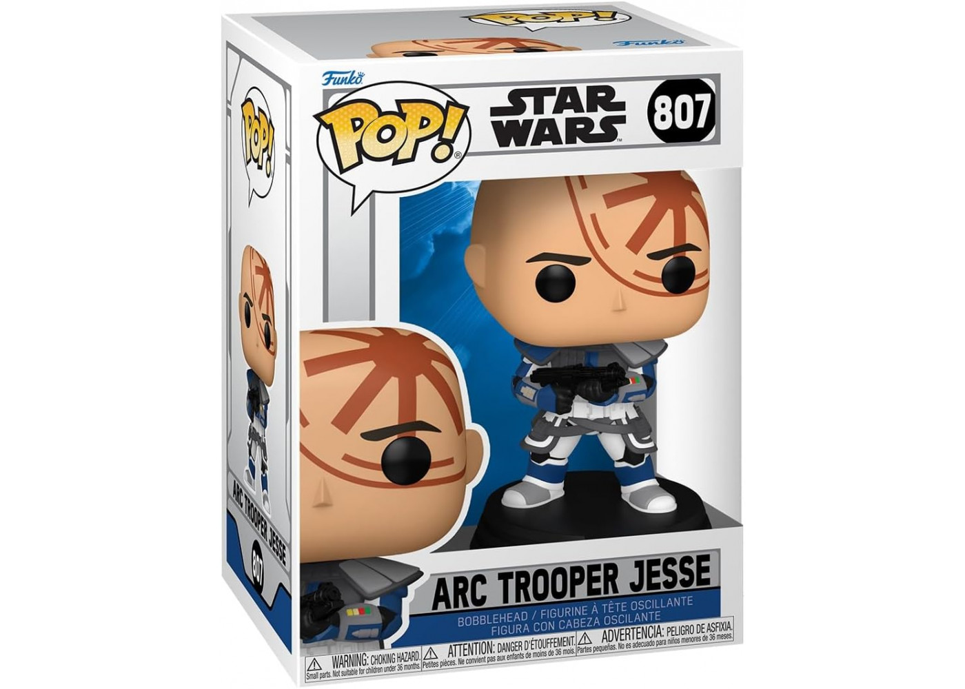 Фігурка Фанко Солдат Джессі Зоряні Війни №807 Star Wars ARC Trooper Jesse Funko 83545