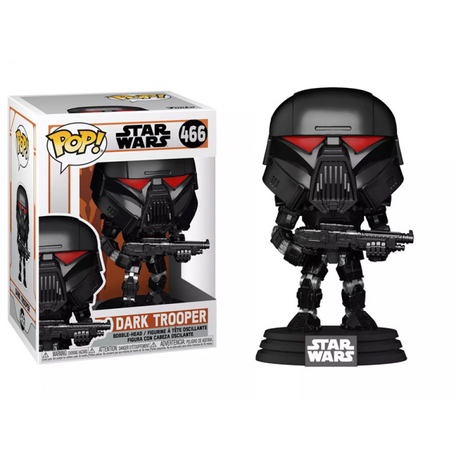 Фігурка Фанко Темний Штурмовик №466 Star Wars The Mandalorian Dark Trooper Funko 58289