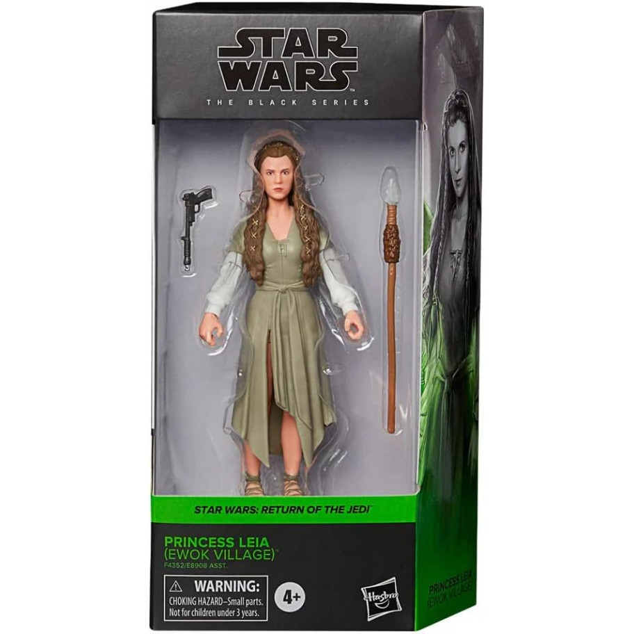 Фигурка Принцесса Лея Звездные Войны Star Wars Black Series Princess Leia (Ewok Village) Hasbro F4352