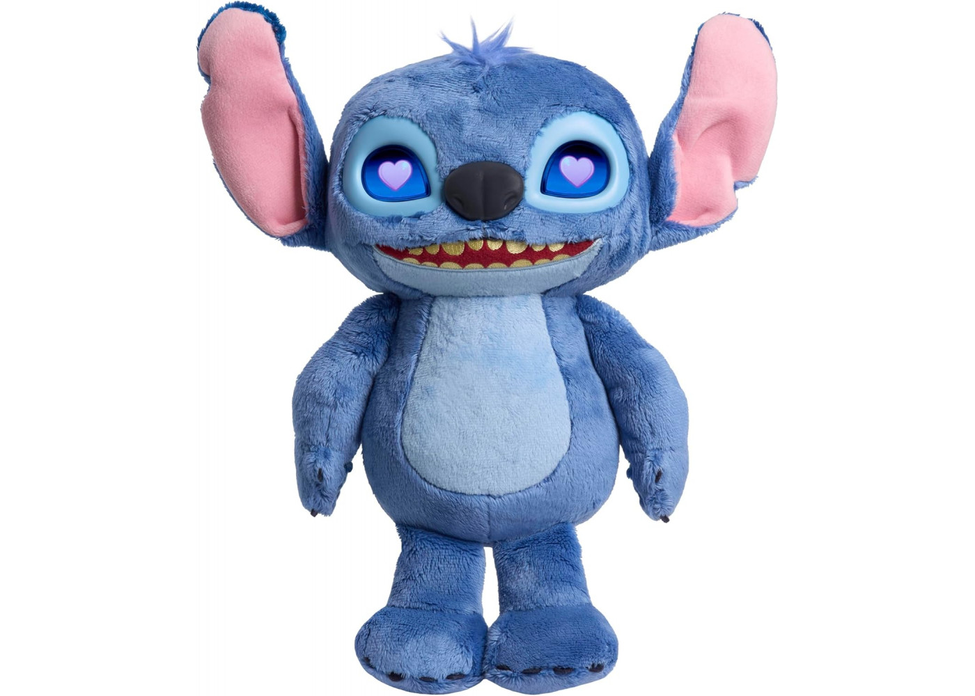 Інтерактивний Плюшевий Стіч 35 см LCD Очі та 50 Звуків Ліло та Стіч Disney Stitch Many Moods Just Play 11583