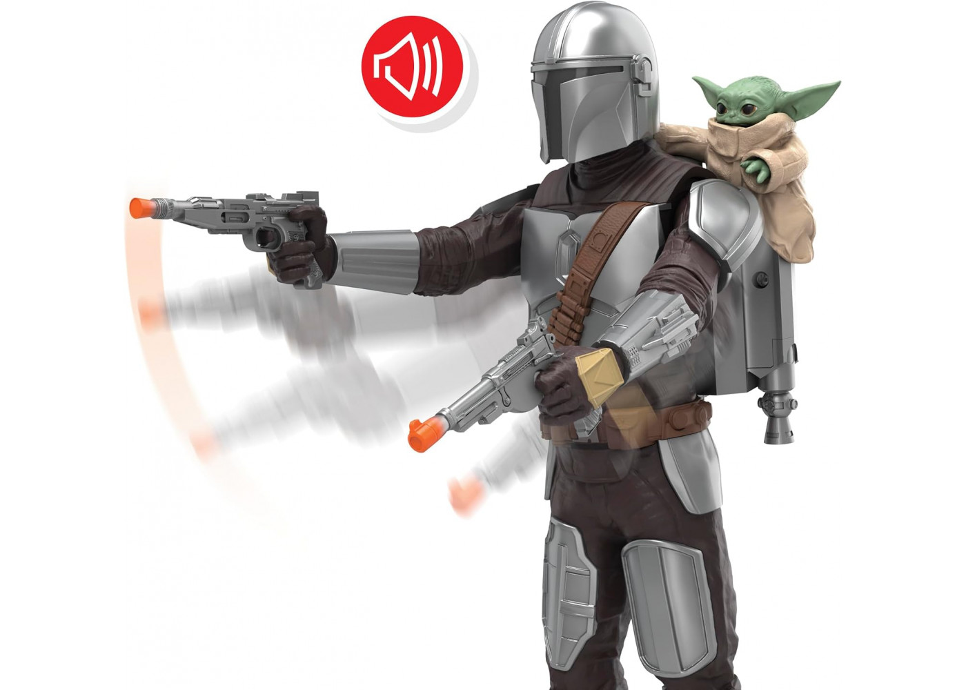 Интерактивный Мандалорец и Грогу Звездные Войны Star Wars Mandalorian and Grogu Bounty Blaster Hasbro G2842
