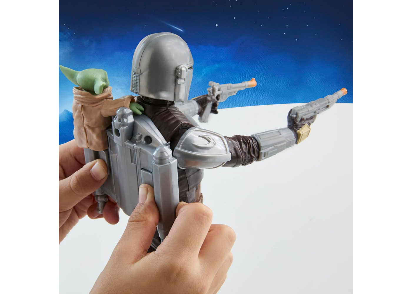 Интерактивный Мандалорец и Грогу Звездные Войны Star Wars Mandalorian and Grogu Bounty Blaster Hasbro G2842