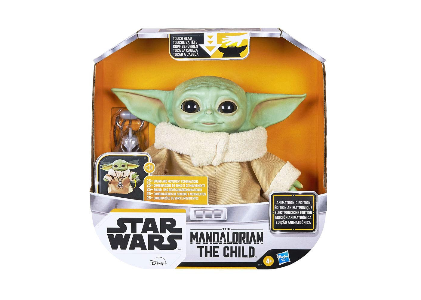 Интерактивный Малыш (Уценка) Йода Грогу The Child Animatronic The Mandalorian Star Wars Hasbro BF1119