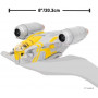 Космічний Корабель 20 см з Мандалорцем та Грогу Star Wars Micro Galaxy Squadron Razor Crest Jazwares J0567