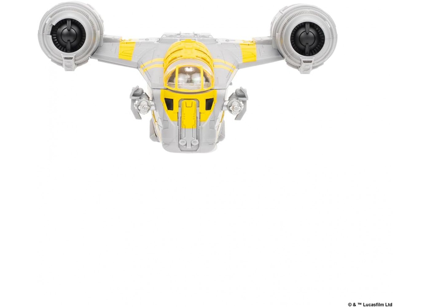Космічний Корабель 20 см з Мандалорцем та Грогу Star Wars Micro Galaxy Squadron Razor Crest Jazwares J0567