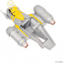 Космічний Корабель 20 см з Мандалорцем та Грогу Star Wars Micro Galaxy Squadron Razor Crest Jazwares J0567