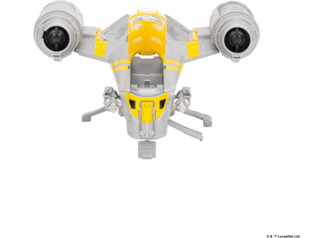 Космический Корабль с Мандалорцем и Грогу Star Wars Micro Galaxy Squadron Razor Crest Jazwares J0543