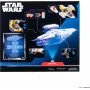 Космический Корабль с Мандалорцем и Грогу Star Wars Micro Galaxy Squadron Razor Crest Jazwares J0543