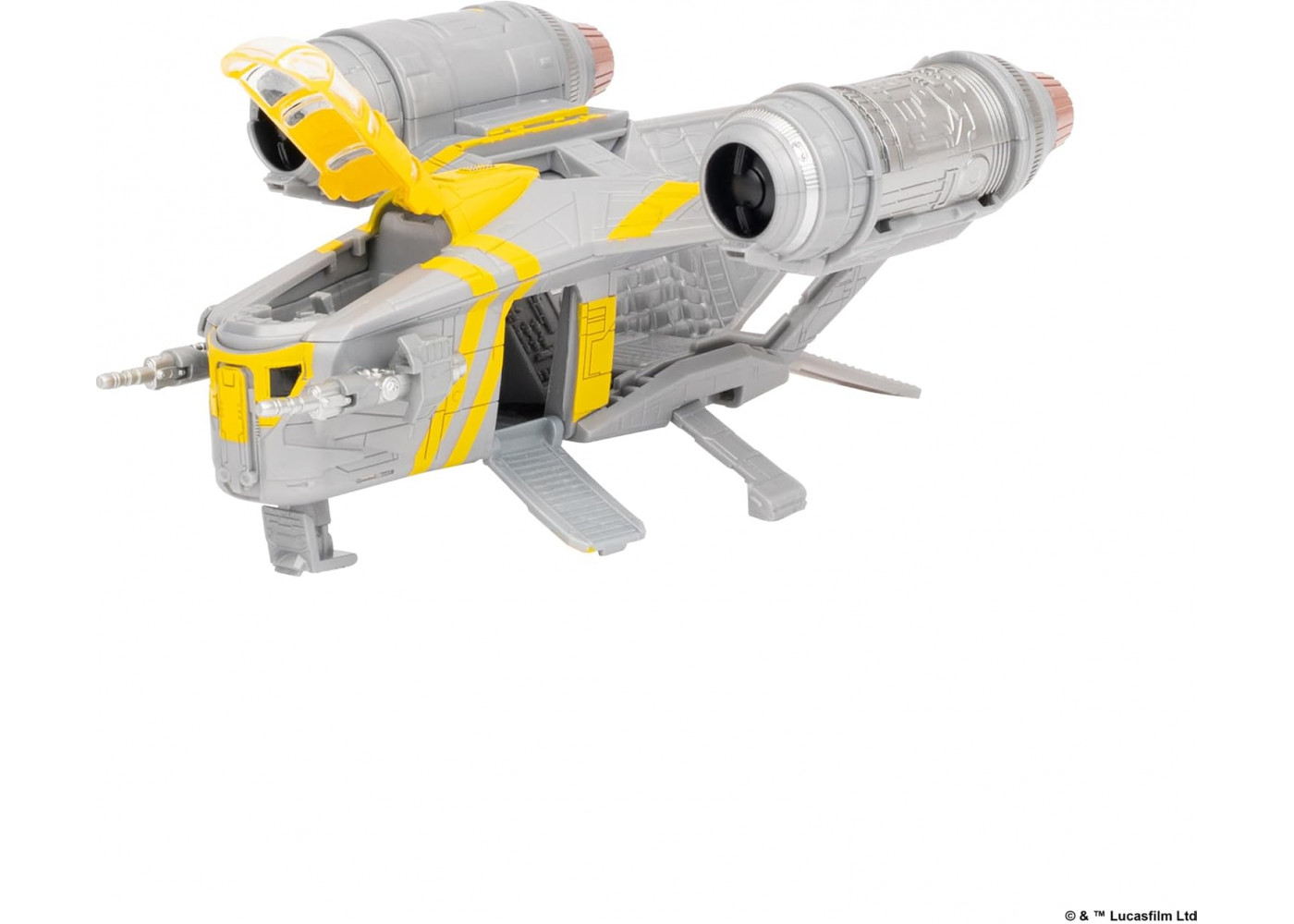 Космический Корабль с Мандалорцем и Грогу Star Wars Micro Galaxy Squadron Razor Crest Jazwares J0543