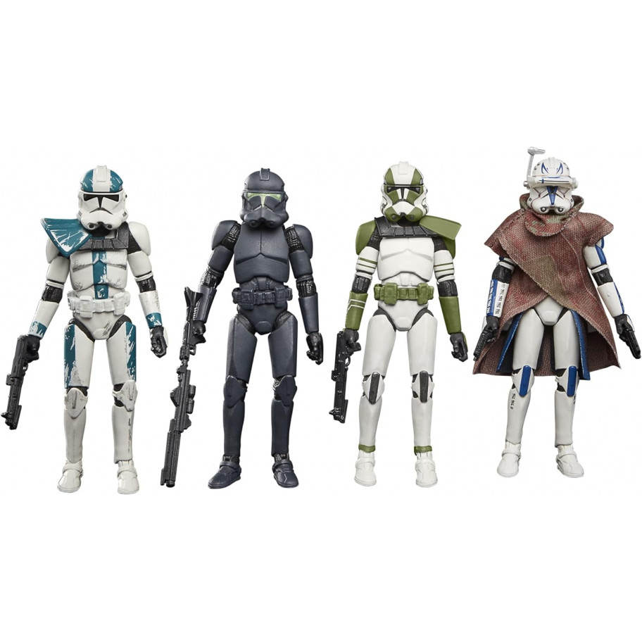 Набір фігурок 4 шт Клон Капітан Рекс Балласт Грей Елітний Штурмовик Star Wars Vintage Collection Hasbro F2886