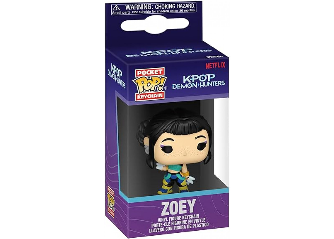 Брелок Фигурка Фанко Зои Кейпоп Охотницы на Демонов Kpop Demon Hunters Zoey Keychain Funko 95688