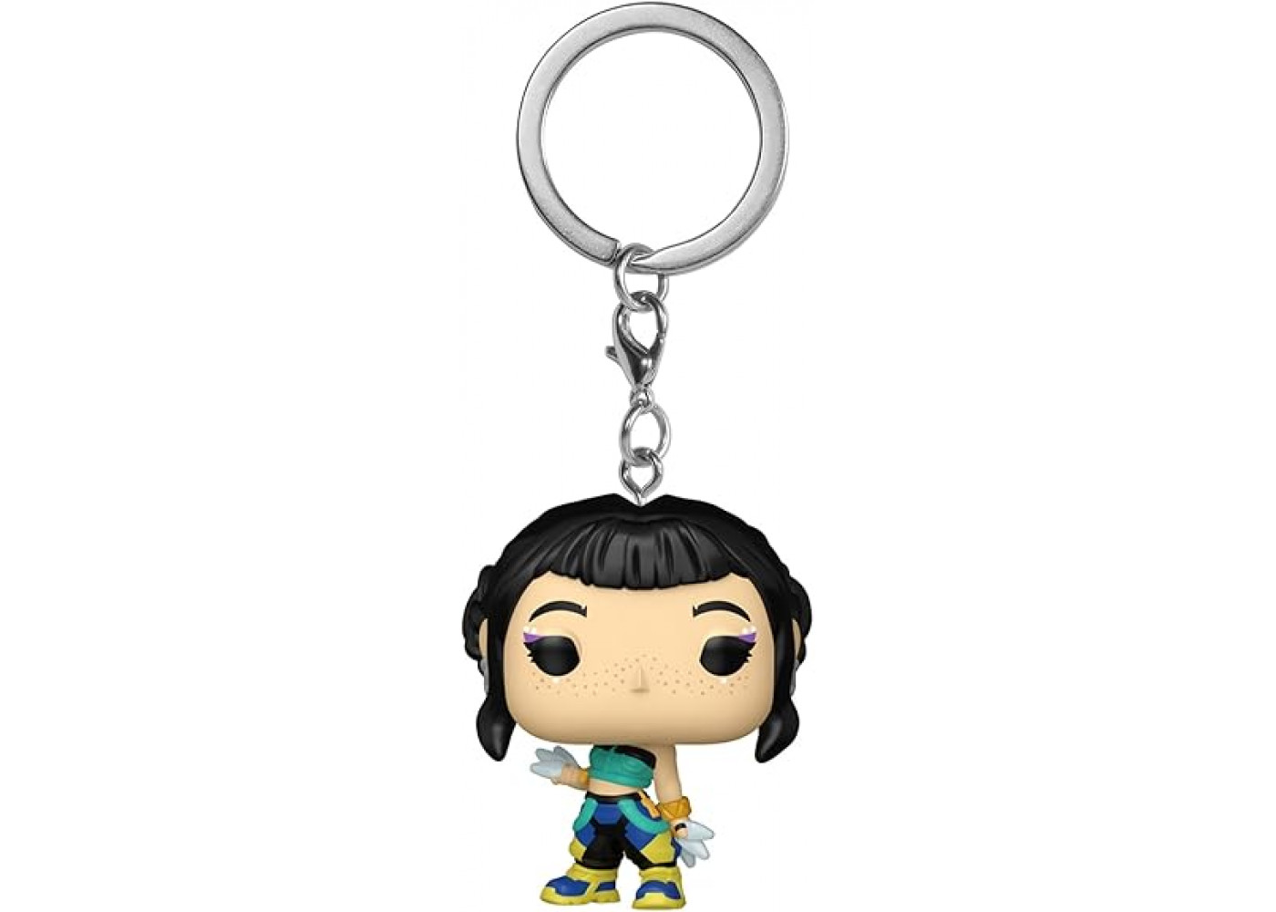 Брелок Фигурка Фанко Зои Кейпоп Охотницы на Демонов Kpop Demon Hunters Zoey Keychain Funko 95688