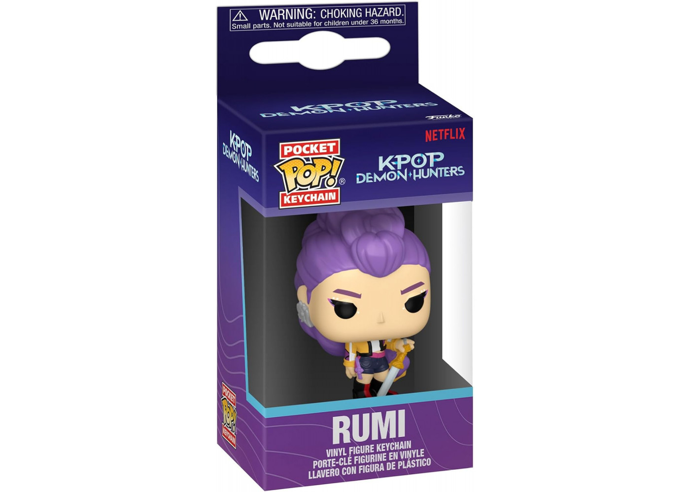 Брелок Фігурка Фанко Румі Кейпоп Мисливиці на Демонів Kpop Demon Hunters Pop Keychain Funko 95687