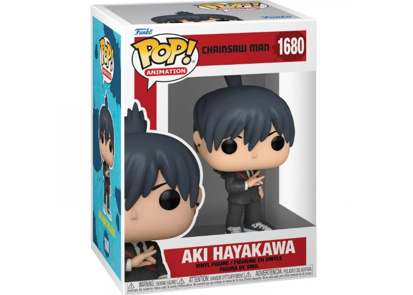 Фигурка Фанко Аки Хаякава Человек-бензопила (Уценка) №1680 Chainsaw Man Aki Hayakawa Funko B80319