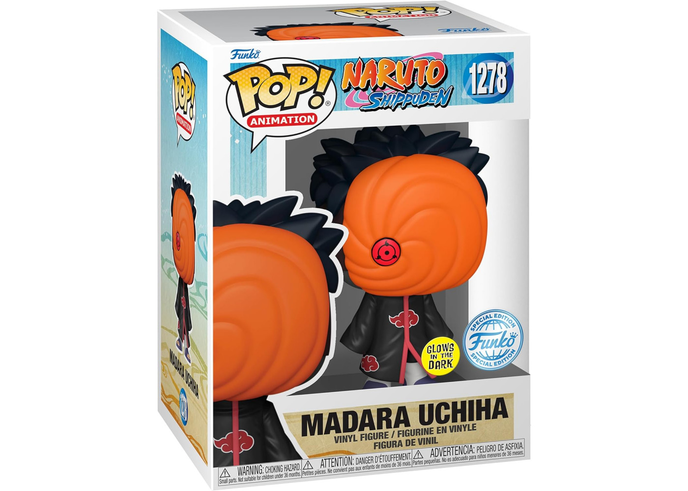 Фігурка Фанко Наруто Шиппуден Мадара Учіха №1278 Naruto Shippuden Madara Uchiha Glow in The Dark Funko 68861