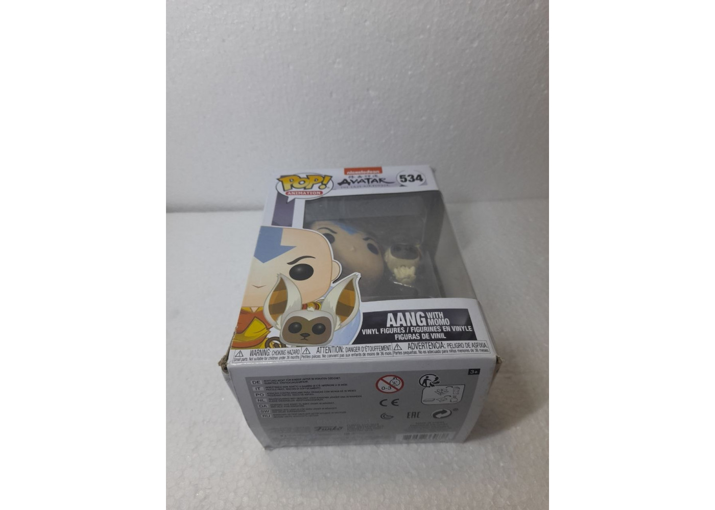 Фігурка Фанко Аватар Аанг та Момм (Уцінка) №534 The Last Airbender Aang Funko Pop B36463