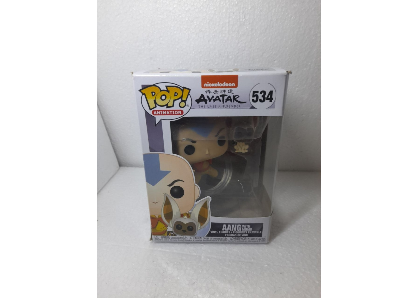Фігурка Фанко Аватар Аанг та Момм (Уцінка) №534 The Last Airbender Aang Funko Pop B36463