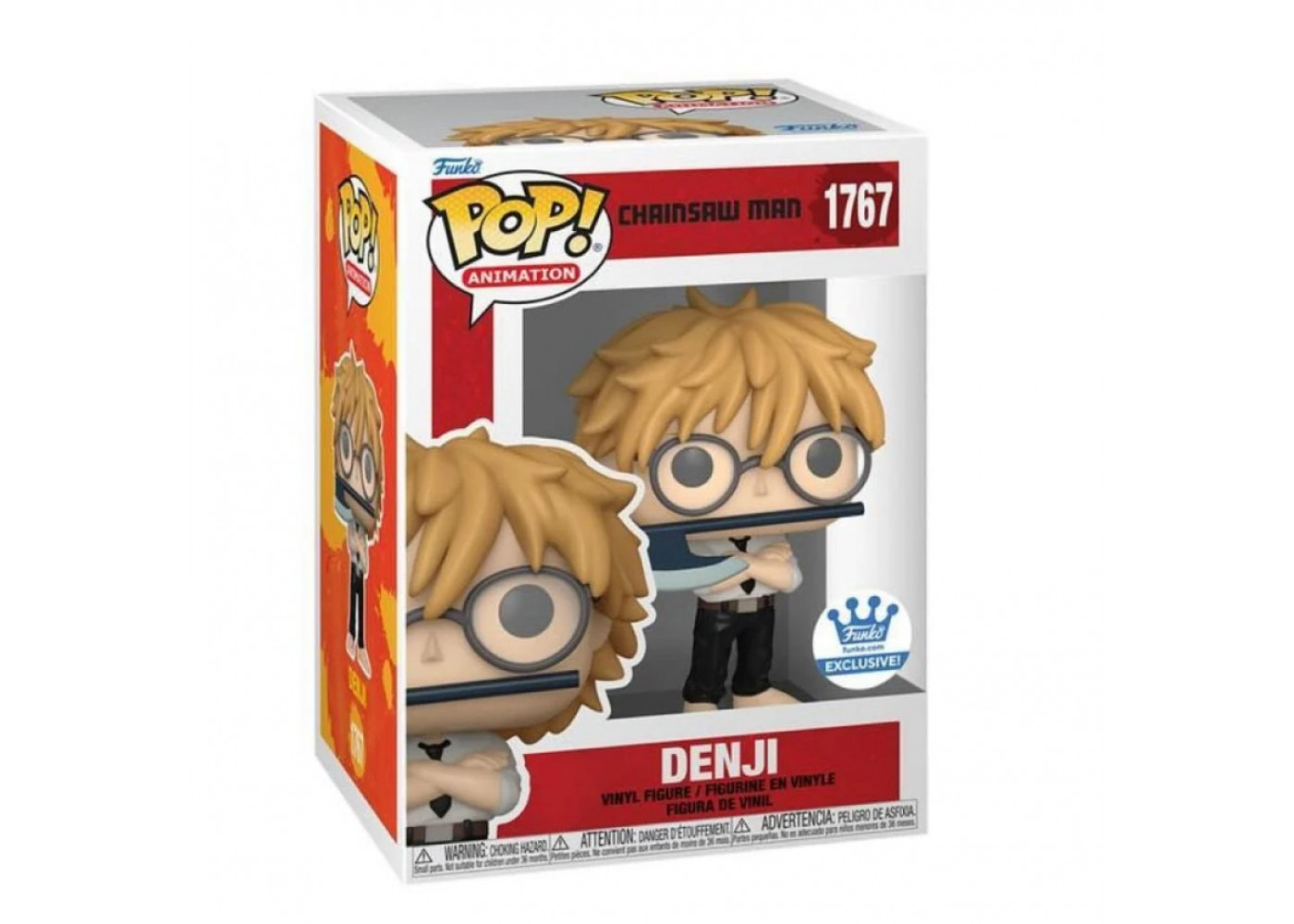 Фигурка Фанко Дэнджи Человек-бензопила (Уценка) №1767 Chainsaw Man Denji Exclusive Funko B84569