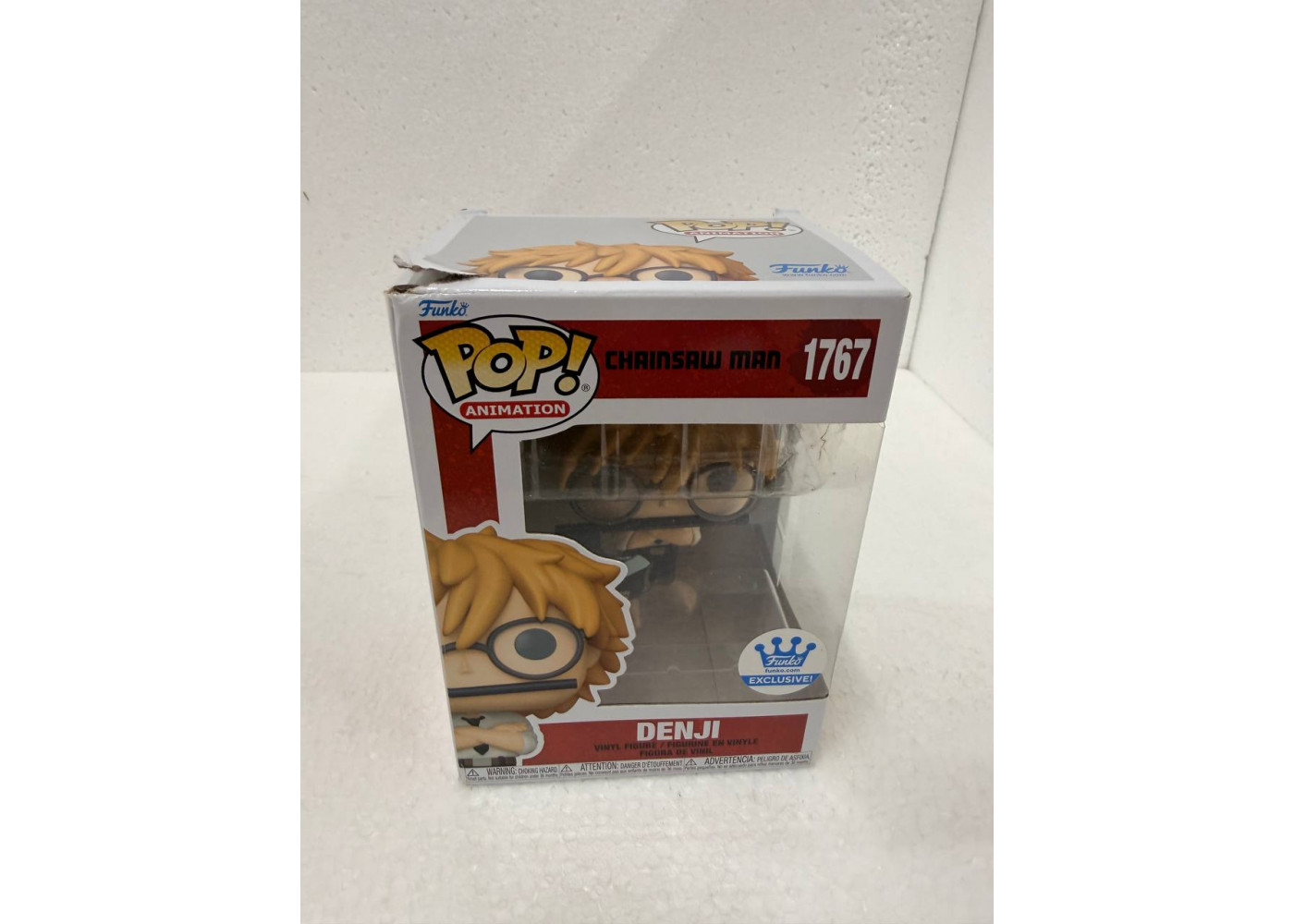 Фигурка Фанко Дэнджи Человек-бензопила (Уценка) №1767 Chainsaw Man Denji Exclusive Funko B84569