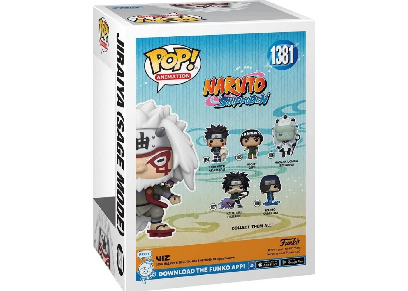 Фігурка Фанко Джірайя Наруто №1381 Naruto Shippuden Jiraiya Sage Mode AAA Anime Exclusive Funko EX66477