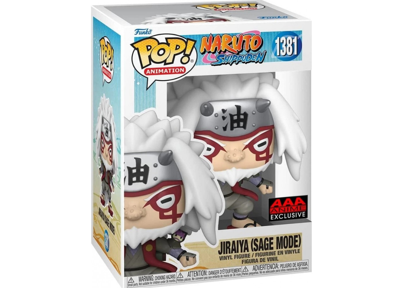 Фігурка Фанко Джірайя Наруто №1381 Naruto Shippuden Jiraiya Sage Mode AAA Anime Exclusive Funko EX66477
