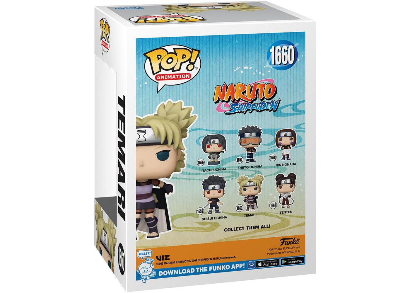 Фигурка Фанко Темари Наруто Шиппуден №1660 Naruto Shippuden Temari Funko 80254