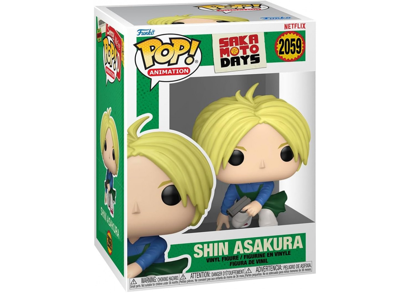 Фігурка Фанко Шин Асакура Дні Сакамото №2059 Netflix Sakamoto Days Shin Asakura Funko 86689