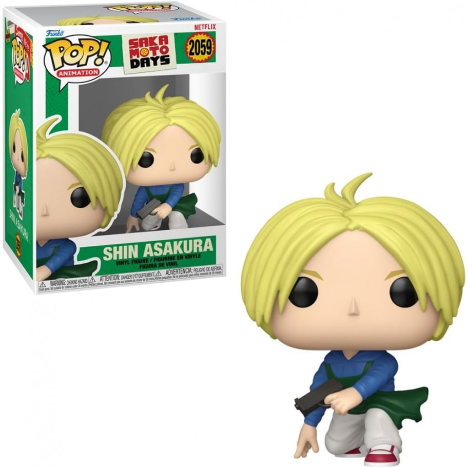 Фігурка Фанко Шин Асакура Дні Сакамото №2059 Netflix Sakamoto Days Shin Asakura Funko 86689