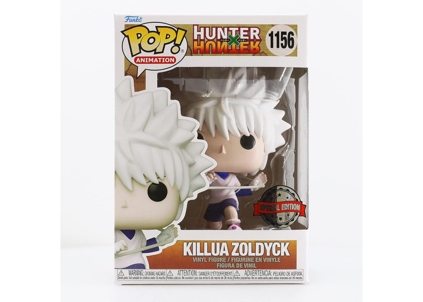 Фігурка Фанко Кіллуа Золдік Хантер × Хантер №1156 Hunter x Hunter Killua Zoldyck Special Edition Funko 64988