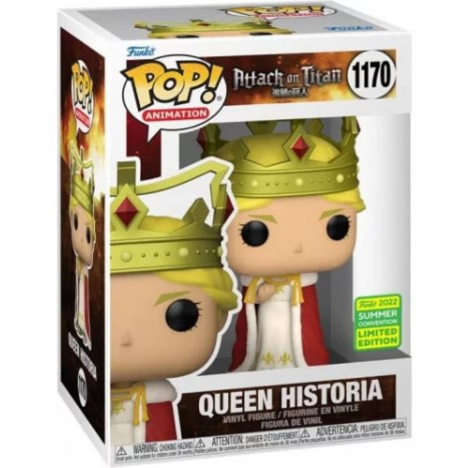 Фигурка Фанко (Примята Коробка) Королева Хистория №1170 Attack on Titan Queen Historia Exclusive Funko B60319