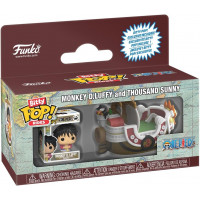 Фанко Бітті Монкі Д. Луффі та Саузенд Санні One Piece Monkey D. Luffy and Thousand Sunny Bitty Pop Rides Funko