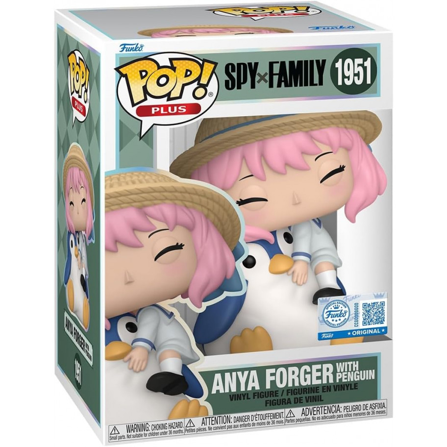 Фігурка Фанко Аня Форджер з Пінгвіном Сім'я Шпигуна №1951 Anya Forger with Penguin SPY x Family Funko 87182